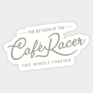 Cafe Racer Rider Motorcycle Sticker